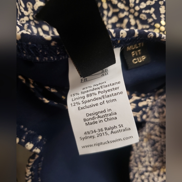 NWOT Niptuck Tuck One Piece Bathing Suit - Picture 7 of 10